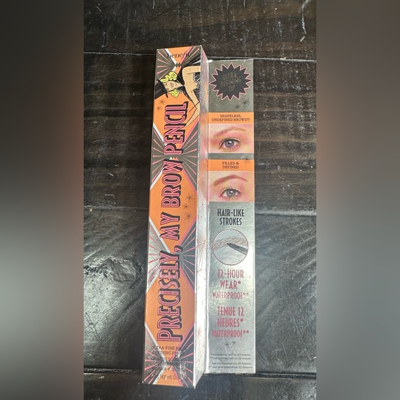 NEW Benefit Precisely My Brow Pencil Ultra Fin, No. 2.75 Warm Amber - Picture 6 of 7